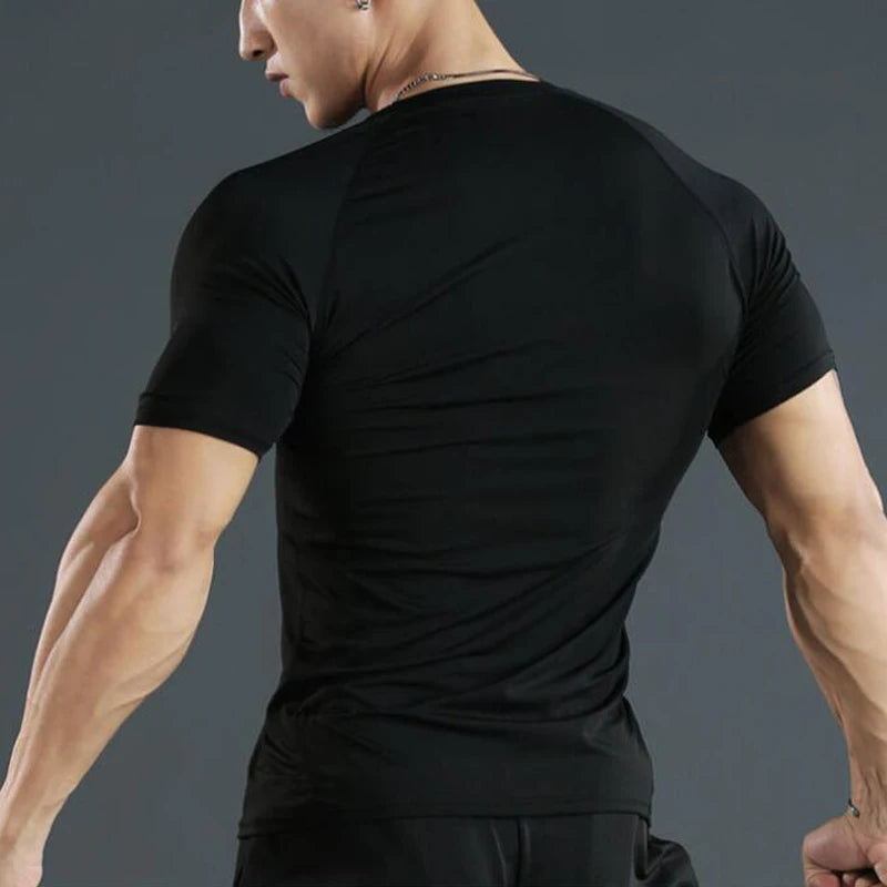 Men Compression Running T Shirt