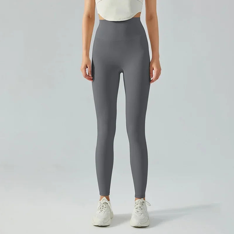 High-waisted abdominal yoga pants