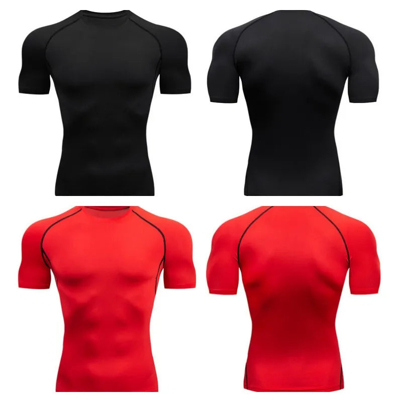 Men Compression Running T Shirt