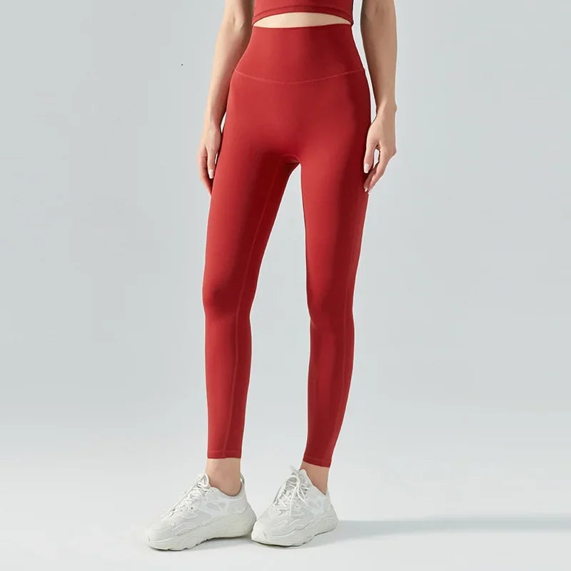 High-waisted abdominal yoga pants