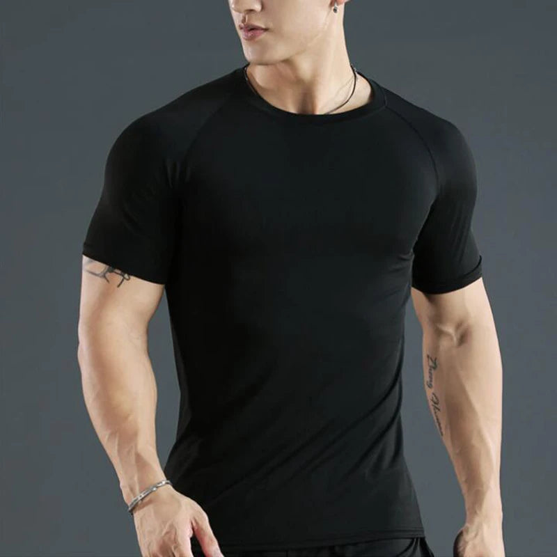 Men Compression Running T Shirt